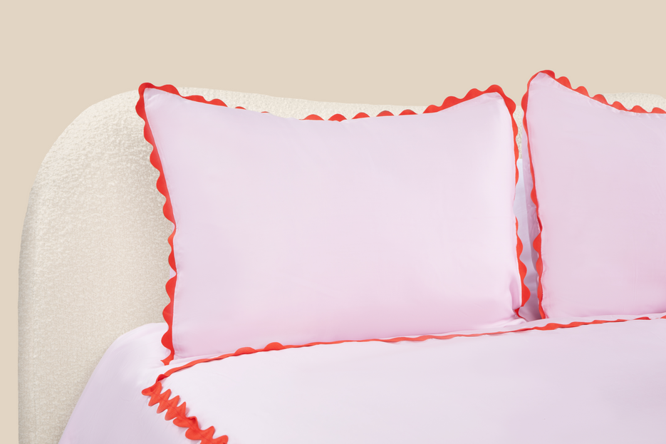 Baby Pink/Crimson