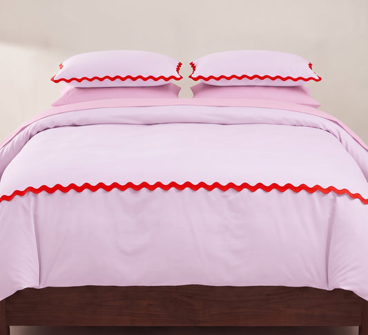 Baby Pink/Crimson